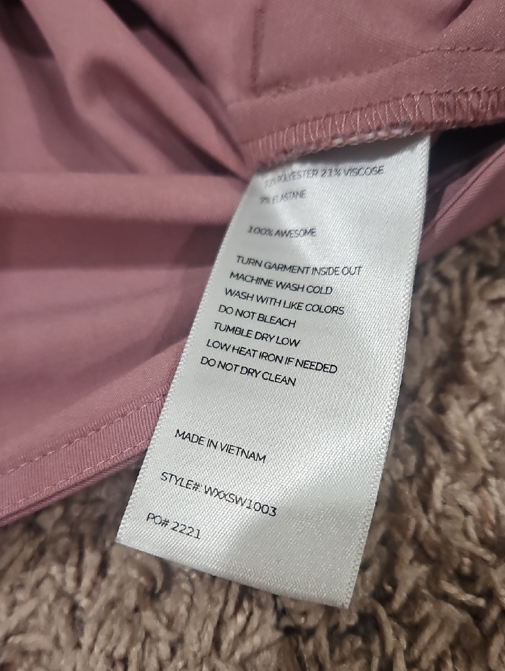 MINERAL MAUVE FIGS SET! XXS Rafaela Top/XS Catarina Top/XS Kade Bottoms - Picture 4 of 12